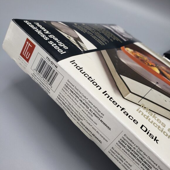 NEW Denmark 8-inch Induction Interface Disk of Stainless Steel with Rubber Grip - Picture 10 of 11